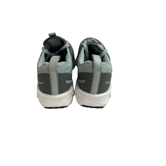 REEBOK RB316 WOMEN'S STEEL TOE GREY/MINT GREEN ATHLETIC WORK SHOES 10.5 D Wide - Picture 4 of 8